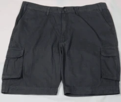 Full Blue Cotton Twill Gray Cargo Shorts 44 -Big&Tall Outlet fbluecarpfront 76409.1721240634
