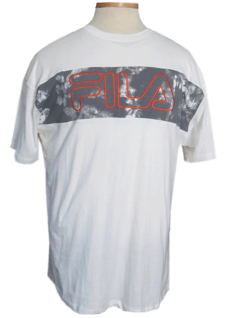 Fila Colorblock Chest Stripe Tee Shirt 3 Colors 2X, 2XT, 3X, 3XT, 4X, 4XT 3 Fila Colorblock Chest Stripe Tee Shirt 3 Colors 2X, 2XT, 3X, 3XT, 4X, 4XT