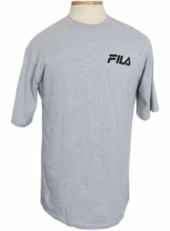 Champion Fila Chest Logo Tee Shirt 2 Colors 2X, 2XT, 3X, 3XT, 4X