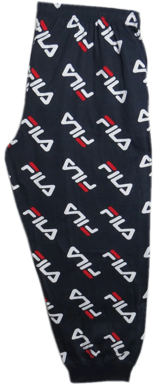 Fila All Over Print Fleece Joggers 3X, 4X 3 Fila All Over Print Fleece Joggers 3X, 4X