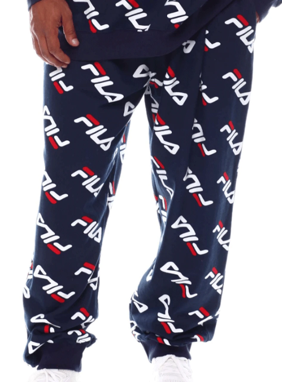 Fila All Over Print Fleece Joggers 3X, 4X 4 Fila All Over Print Fleece Joggers 3X, 4X - Image 2