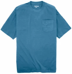 Foxfire Blue Pocket Tee Shirt XLT, 2X