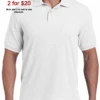 Catalog Label Short Sleeve White Polo 3X, 3XT, 4X, 4XT, 5X -Big&Tall Outlet hbpolowhitesale 67274.1739466047