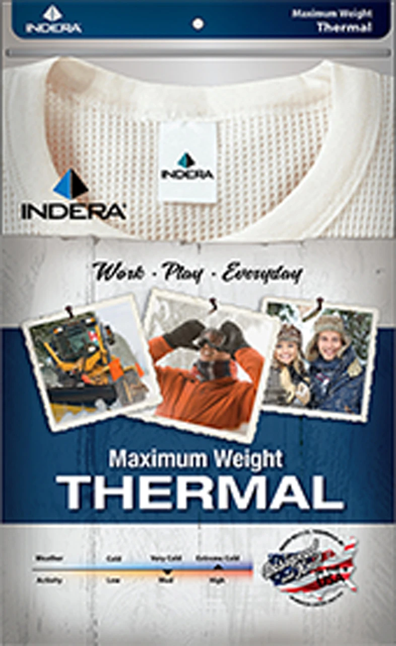 Indera Mills Thermal Top XLT, 2X, 2XT, 3X, 4X, 6X 4 Indera Mills Thermal Top XLT, 2X, 2XT, 3X, 4X, 6X - Image 2