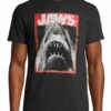 Jaws Short Sleeve Crew Neck Printed Tee, 3X -Big&Tall Outlet jawstee 02443.1697554597