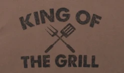 King Of The Grill Printed Tee 5 Colors 3X, 4X, 5X -Big&Tall Outlet kingofgrillbrown 94758.1661528200