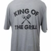 King Of The Grill Printed Tee 5 Colors 3X, 4X, 5X -Big&Tall Outlet kingofgrillhgray 30452.1661527867