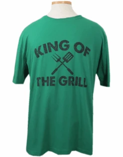 King Of The Grill Printed Tee 5 Colors 3X, 4X, 5X -Big&Tall Outlet kingofgrillkelly 29550.1661527891
