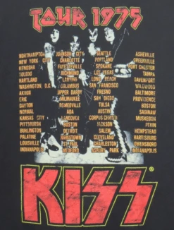 Kiss 1975 Tour Black Short Sleeve Tee Shirt 4X -Big&Tall Outlet kiss1975back2 77065.1714675873