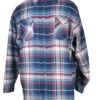 King Size Snap-Front Quilted Flannel 3 Colors 2X, 3X -Big&Tall Outlet ksizesnapquiltedflnl 76453.1634060792