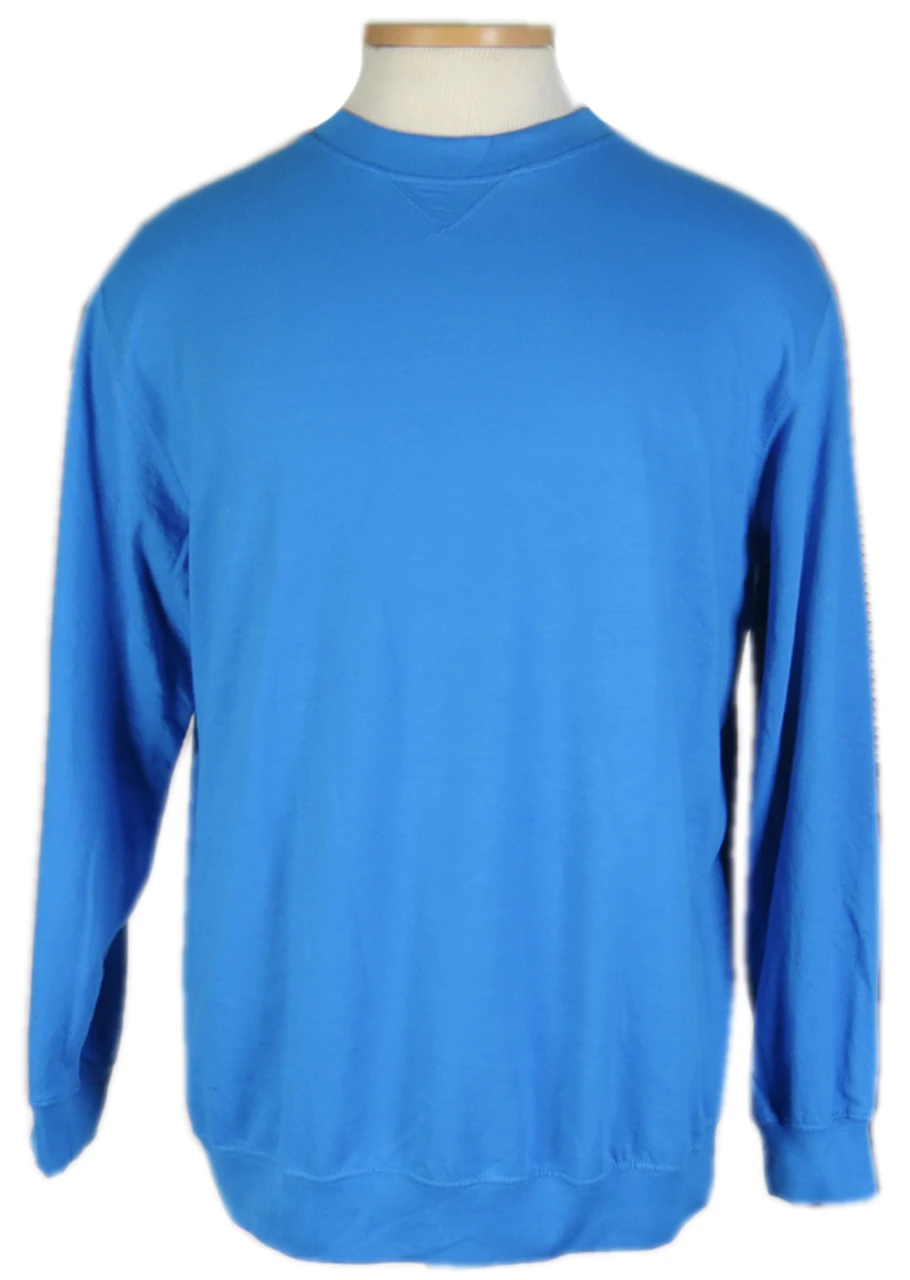 King Size Sky Blue Ultra Light Weight Comfort Crew Neck Sweatshirt 2X, 3X, 4X, 5X 3 King Size Sky Blue Ultra Light Weight Comfort Crew Neck Sweatshirt 2X, 3X, 4X, 5X