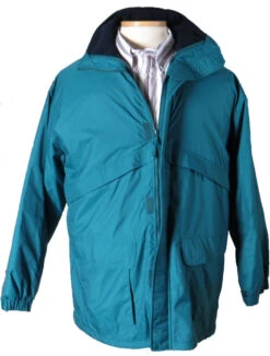 King Size Teal Waterproof Winter Jacket 2X