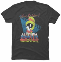 Marvin The Martian Looney Tunes Printed Tee Shirt 1X -Big&Tall Outlet marvimartian 67946.1714157815