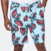 Meekos 8" Flex Swim Trunks With Comfort Stretch Liner LT, XL, 2X -Big&Tall Outlet meekostrunksmelonfront 33514.1687365012