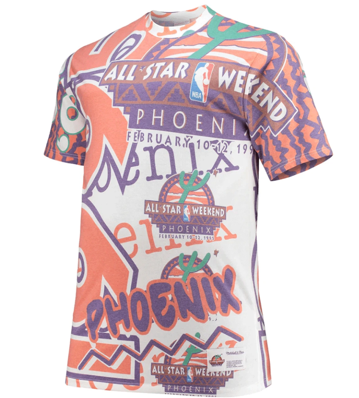 Mitchell & Ness NBA All Star Jumbotron Tee Shirt, LT 4 Mitchell & Ness NBA All Star Jumbotron Tee Shirt, LT - Image 2