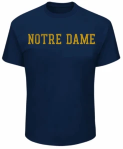 Concept Sports Notre Dame Navy Pigment Tee With Gold Logo 3X, 3XT, 4XT, 5X, 6X