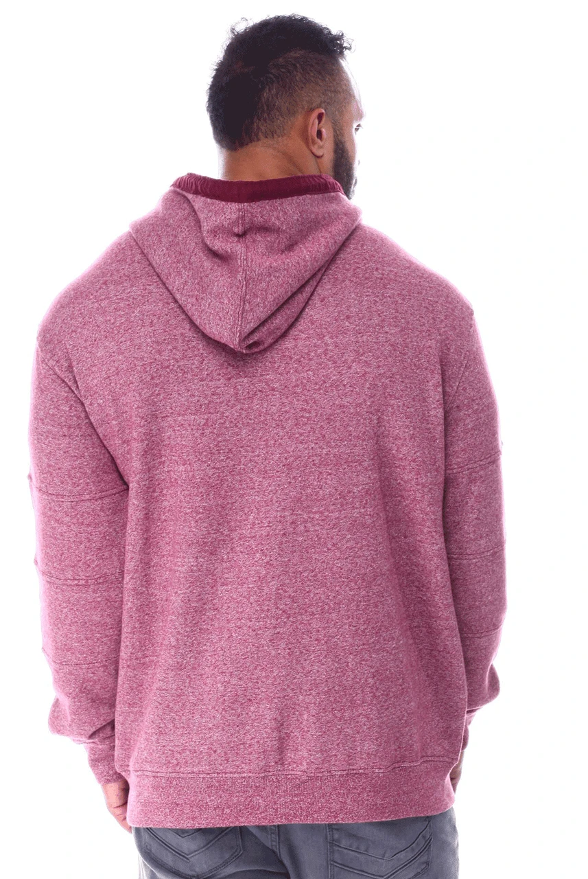 Parish Nation Full Zip Marled Hoodie 3 Colors 3X, 4X 8 Parish Nation Full Zip Marled Hoodie 3 Colors 3X, 4X - Image 6