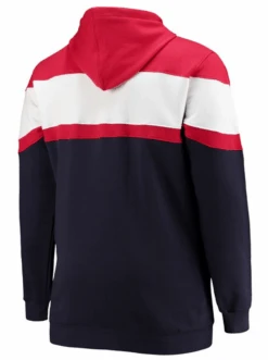 Fanatics New Orleans Pelicans Full Zip Colorblock Hoodie XLT, 3X -Big&Tall Outlet pelicanshoodback 21810.1715020914