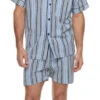 Residence Striped Pajama Set W/ Shorts 3XT -Big&Tall Outlet pjsetshorts 40985.1593530984