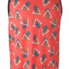 PX Coral Pineapple Print Tank Top 1X, 4X