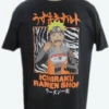 Naruto Black Printed Tee Shirt, 3X -Big&Tall Outlet ramentee 98975.1753125579