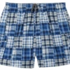 Rick's Cafe Blue Plaid Cargo Swim Trunks, 3X, 4X, 5X -Big&Tall Outlet rickscafe1 78733.1717008757