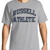 Russell Athletic Arch Logo Tee Shirt 3 Colors LT, 2X, 3X, 3XT, 4X, 5X, 6X -Big&Tall Outlet russellarchhgray 20906.1689956507