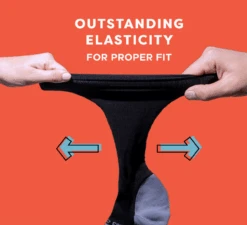 Sugar Free Sox Super Stretch Compression Socks Black L, XL -Big&Tall Outlet sfreecompsockstretch 05353.1724778101