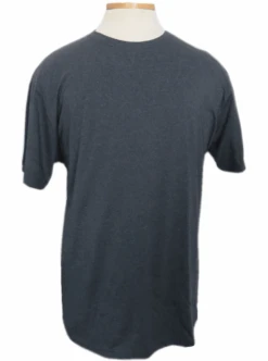 Streetwear No Pocket Tee Shirt, Heather Charcoal 4X