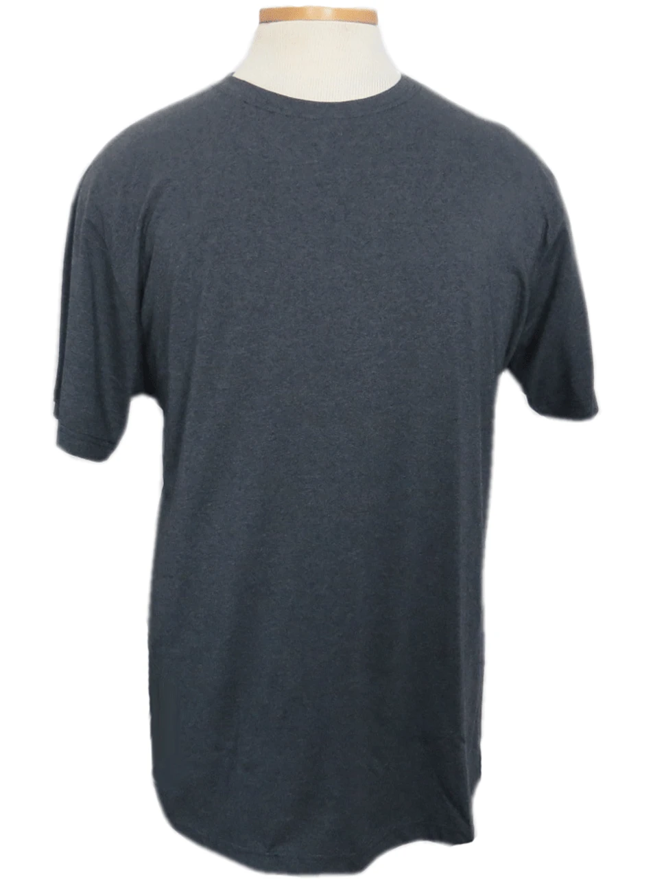 Streetwear No Pocket Tee Shirt, Heather Charcoal 4X 3 Streetwear No Pocket Tee Shirt, Heather Charcoal 4X