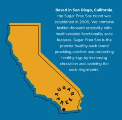 Sugar Free Sox Extra Wide Stretch Compression Socks Black Shoe Size Up To 16 -Big&Tall Outlet sugarfreesoxCA 39557.1724774656