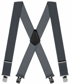 Original Suspender XXL Navy, Red, Black, Gray -Big&Tall Outlet suspendergrey 63064.1746467116