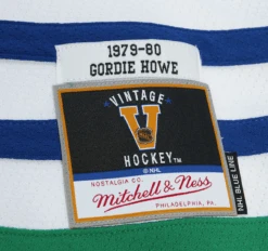 Mitchell & Ness Hartford Whalers Gordie Howe 1979/80 Player Jersey, 2XT, 3XT, 4X, 4XT, 5X, 5XT -Big&Tall Outlet whalersjrsy4 12647.1731514363