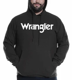 Wrangler Waffle Weave Long Sleeve Lightweight Hoodie 3 Colors 2X, 4X, 4XT, 5XT -Big&Tall Outlet wranglerblk1 14764.1738872804