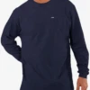 Wrangler Long Sleeve Navy Pocket Tee XLT, 2X, 3X -Big&Tall Outlet wranglstee 32371.1726068693