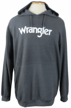 Wrangler Waffle Weave Long Sleeve Lightweight Hoodie 3 Colors 2X, 4X, 4XT, 5XT -Big&Tall Outlet wrnggrythermhood 07771.1725985039