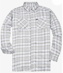 Wrangler Long Sleeve Flannel Shirt 6 Colors XLT, 2X, 2XT, 3X, 3XT, 4X, 4XT, 5X, 5XT -Big&Tall Outlet wrnglerflnlwhgry 81694.1705077866
